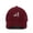 Burgundy, variant on Penguins Baseball Cap Embroidered Cotton Adjustable Dad Hat White