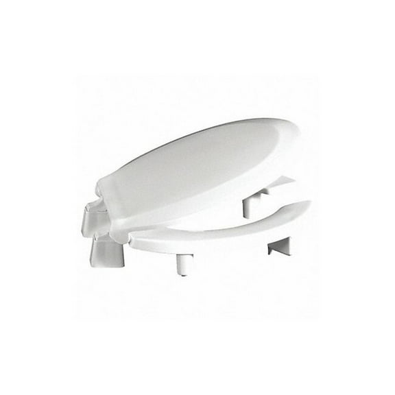 CENTOCO GR3L460STS-001 Toilet Seat, With Cover, Plastic, Round, White