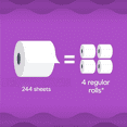thumbnail image 3 of Soft Toilet Paper, 4 Rolls = 16 Regular Rolls, 3 of 5