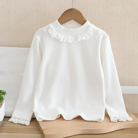 Bnwani Long Sleeve Toddler T Shirt Cotton Crew Neck Tops 7-8 Years