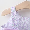 thumbnail image 3 of Baby Girl Dress Girls Beach Princess Dresses Cute Bow Flowers Sleeveless Cotton Summer Toddler Dresses+Sunhat Newborn Clothing, 3 of 5
