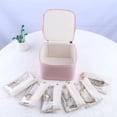 thumbnail image 4 of Ovzne Photo Storage Box Storage Box Leather Jewelry Boxes For Travel Jewelry Box Convenient Travel Packaging Bag Jewelry Storage Box Earrings Divided Storage Box On Clearance, 4 of 8
