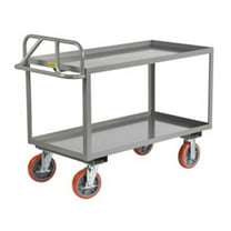 Little Giant Welded Shelf Truck, Lip Shelves, 60"L x 30"W x 42"H