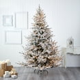 thumbnail image 5 of Nearly Natural 8ft. Flocked Fraser Fir Artificial Christmas Tree, 5 of 7
