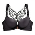 thumbnail image 5 of TINZ Front Closure Wireless Bras For Plus Size Full Coverage Seamless Back Smoothing Comfort Underwire T Shirt Bra, 5 of 5