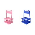 thumbnail image 1 of (2-Pack) Rinsvye Foldable Plastic Beverage Drink Takeout Containers for Reusable Drink Holder Storage Container with Handle Portable Large Topper Wear Drink Holder, 1 of 9