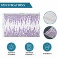 thumbnail image 5 of Farm Lavender Gradient Purple Placemats Set of 6,Wipeable Washable Table Mats for Dining Tables, Watercolor Herb Wild Flower Place Mats for Kitchen Event Party Tabletop Decor, 5 of 9