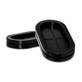 thumbnail image 3 of Flyshop 4-Pack Black 20 x 35 mm, 13/16" x 1-3/8" Drill Hole Double-sided Rectangle Firewall Hole Plugs, Synthetic Rubber Grommets Wire Protection, 3 of 7