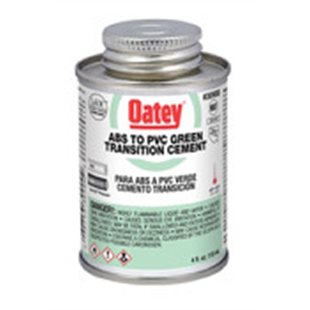 Oatey 30900 4 Oz Green Abs To Pvc Transition Cement