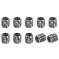 thumbnail image 1 of Unique Bargains Adaptateurs de Filetage Manchon Écrou Réducteur M8x1.25 Mâle à M6x1.0 Femelle pour Réparer Écrou Vis Réducteur 8mm 10 Pcs, 1 of 5
