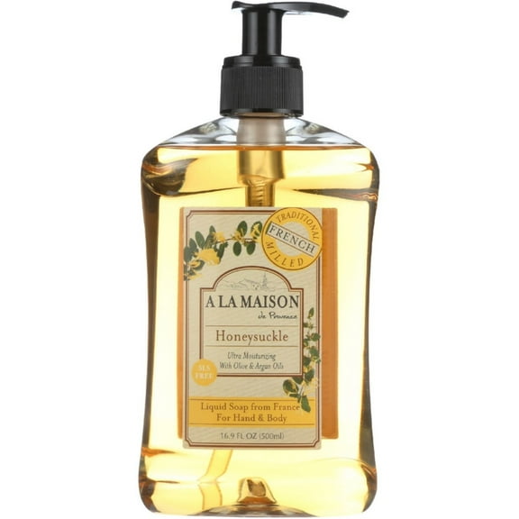 A LA MAISON French Liquid Soap, Honeysuckle 16.90 oz (Pack of 2)