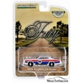 thumbnail image 3 of 1976 Plymouth Fury, White with Red and Blue - Greenlight 30156/48 - 1/64 scale Diecast Model Toy Car, 3 of 3