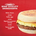 thumbnail image 4 of Jimmy Dean Sausage Egg & Cheese English Muffin Breakfast Sandwich, 36.8 oz, 8 Count (Frozen), 4 of 17