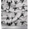 thumbnail image 1 of Soimoi Rayon Fabric Geometric Shapes & Scorpion Insects Print Fabric by the Yard 56 Inch Wide, 1 of 1