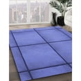 thumbnail image 3 of Ahgly Company Machine Washable Indoor Rectangle Transitional Sky Blue Area Rugs, 2' x 5', 3 of 7