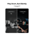 thumbnail image 5 of AeroBand Electronic Drum Set PocketDrum2 MAX（2025 Version）, Air Drum Sticks & Pedals & Bluetooth Adapter, 8 Tones and USB Midi(Earphone Included), 5 of 7