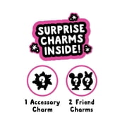 Disney Doorables Tag-A-Longs Ariel Wearable Figure and Charms Series 1, Styles May Vary, Officially Licensed Kids Toys for Ages 5 Up, Gifts and Presents