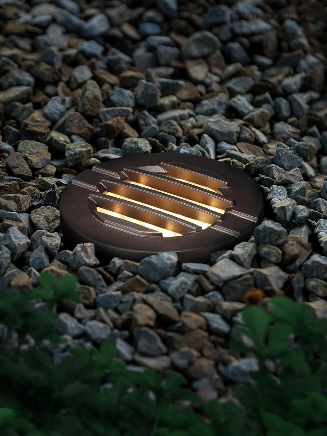 12 Pack LED Aluminum Landscape Well Light In Ground Outdoor, 3000K Warm White, IP67 Waterproof