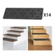thumbnail image 5 of Peldaños de alfombra perfecl 14 en Paquete protectores de escaleras interiores gris, 5 of 7