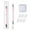 Pink and white gradient, variant on Automatic Refillable Wax Pen, 2026 New Diamond Art Pen with 6Pcs Wax Diamond Art Accessories Refillable Wax Pen for Diamond Painting Art Nail DIY Craft, Quickly Pick Up Beads Gems