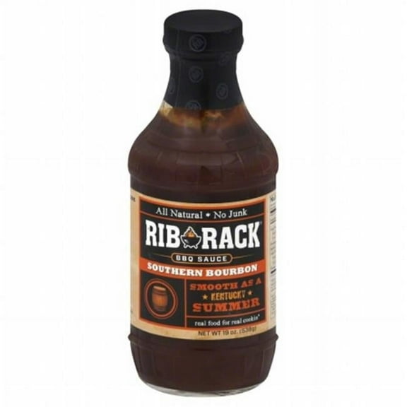 RIB RACK SAUCE BBQ STHRN BOURBAN-19 OZ -Pack of 6