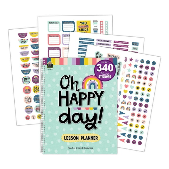 Teacher Created Resources Oh Happy Day Lesson Planner