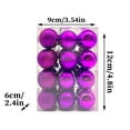 thumbnail image 3 of OAVQHLG3B 24Pcs Christmas Balls Ornaments Colorful Christmas Tree Ball Pendant Bauble Hanging Ornament Home Birthday Decor Xmas Party Decoration, 3 of 4