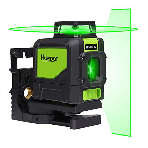 Details about   Cross Line Laser 150ft 45m Huepar Auto Self leveling Green Beam Laser Level 