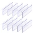 thumbnail image 1 of 50 Pcs Plastic Wire Shelf Label Holders,Clear Price Tag Holder with Double Snap Lock Closure - Reusable Plastic Basket Label, 1 of 5