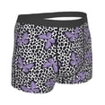 thumbnail image 3 of Daiia Purple Butterflies Men's Underwear Boxer Briefs, Cotton Stretch Moisture-Wicking Underwear-X-Large, 3 of 9