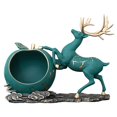 thumbnail image 2 of Estatua de ciervo de Artesanía Navidad Zulema Llavero de escultura de ciervo, 2 of 5