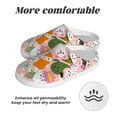 thumbnail image 6 of Goofa Cartoon Halloween Print Womens Mens Cotton Lightweight House Slippers , Washable Home Slippers,Indoor Comfy Bedroom Cozy Slippers-46/47, 6 of 7