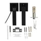 thumbnail image 2 of Cerradura de puerta electrónica, cerradura de puerta inteligente F180, cerradura de puerta con huella dactilar para oficina, cerradura de puerta con huella dactilar, diseño elevado, 2 of 12