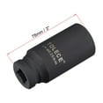 thumbnail image 2 of Unique Bargains 1/2' Drive 25mm 12-Point Deep Impact Socket, CR-MO Steel 78mm Length, Metric Sizes, 2 of 5