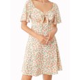 thumbnail image 1 of Lovito Boho Floral Flared V Neck Dress, 1 of 5
