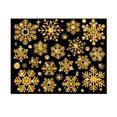 thumbnail image 1 of CNKOO Glass Stickers On Christmas Windows and Christmas Stickers On Walls Gold, 1 of 3