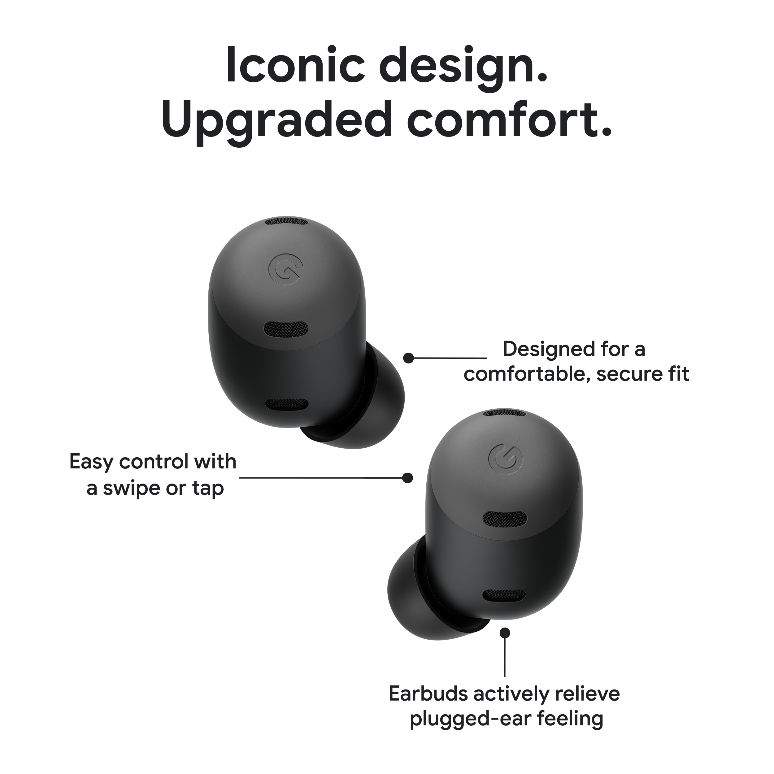 Google Pixel Buds Pro - Wireless Earbuds with Active Noise Cancellation - Bluetooth Earbuds - Charcoal - image 5 of 8