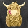 thumbnail image 3 of CafePress - Happy Highland Cow Long Sleeve T Shirt - Women's Long Sleeve Graphic Tee Casual Fit, 3 of 4