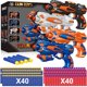 thumbnail image 1 of Pistolas bláster POKONBOY compatibles con Nerf con 80 dardos de espuma, 1 of 7