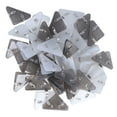 thumbnail image 2 of Paper Clips, Plastic Clips Transparent Light Weight 50 Pcs  For School For Office, 2 of 8