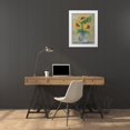 thumbnail image 3 of Britton, Pam 19x24 White Modern Wood Framed Museum Art Print Titled - Sunny Bouquet, 3 of 4