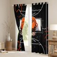 thumbnail image 3 of Erosebridal Basketball Court Black Out Curtains, Trendy Sports Curtains Pack of 2 (42x63 Each) for Boys and Girls, 3 of 6