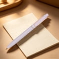 thumbnail image 5 of Retractable Ballpoint Pen, 1 Pc 0.5mm Fine Point Black Ink Pen with Rose Gold Decorative, Smooth Ink Rollerball Pen, Comfortable Writing Pen for Exam Prep and Daily General Use, Violet, 5 of 5