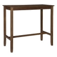 thumbnail image 1 of Linon Claridge 42" Wood Bar Height Pub Table in Rustic Brown Finish, 1 of 8