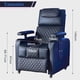 thumbnail image 2 of MYXSRI Sillon Masajeador, Sillon Reclinable Adultos 8 Modos de Masaje con Soporte Lumbar, Reposapiés Retráctil, Reposabrazos y Reposacabezas Ajustables, Ruedas 360°, para Sala y Dormitorio (Negro), 2 of 9