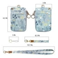 thumbnail image 5 of bolimoss Lanyard Wallet Fashion Women's Badge & ID Holders, Light Blue Gray, 2.85 oz, 5 of 5