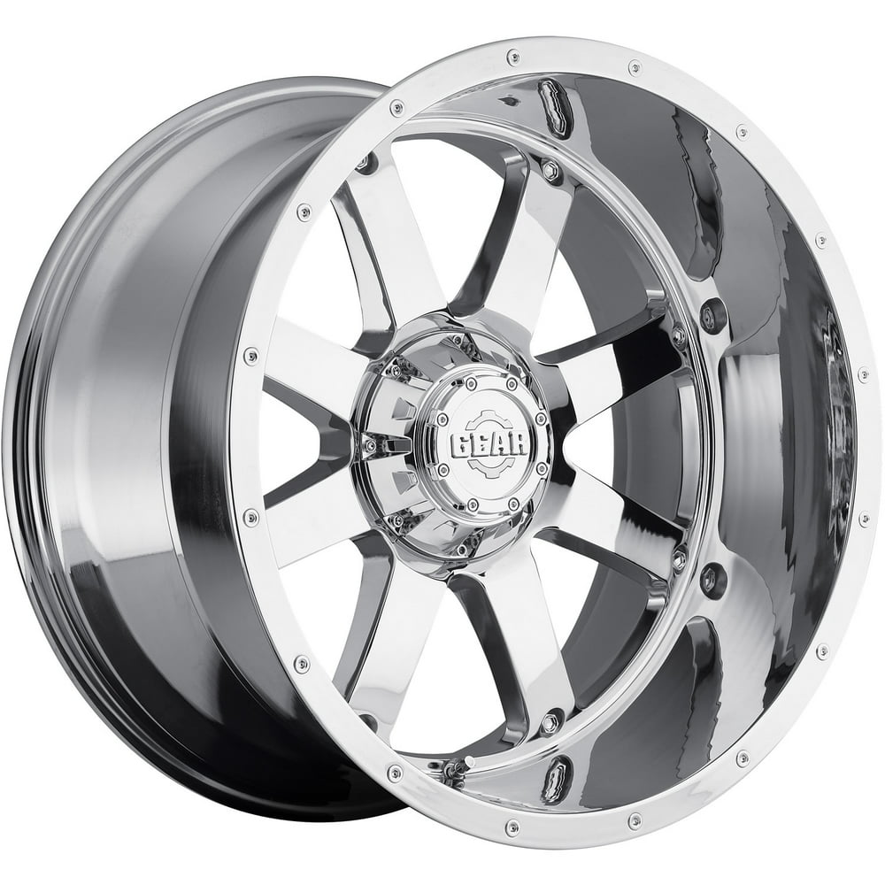 Gear Off Road 726C Big Block 20x12 8x165.1 44et Chrome Plated Wheel