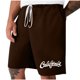 thumbnail image 1 of Mens Casual Shorts Lace-Up Elástico Cintura Bolsillo Ejercicio Fitness Hogar Pantalones de Media Longitud para Diario, 1 of 4