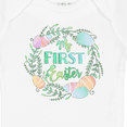 thumbnail image 4 of Inktastic My First Easter Pastel Colored Wreath Boys or Girls Baby Bodysuit, 4 of 5
