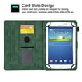 thumbnail image 4 of Universal Case for 9.6-10.5 inch Tablet, GSFY Stand Folio Protective Cover for 9.6/9.7/10/10.1/10.2/10.5 inch Touchscreen Tablet with Multiple Viewing Angles Document Card Pocket - Green Blocks, 4 of 7